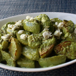 Green Chile Pesto and Roasted Chayote Squash