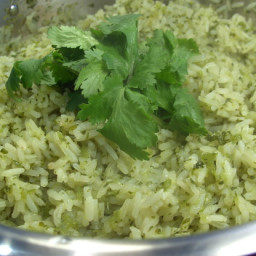 Green Coriander Rice