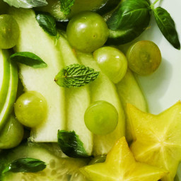 Green Fruit Salad with Lime and Honey
