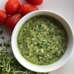 Green Goddess Salad Dressing – Vegan, No Oil