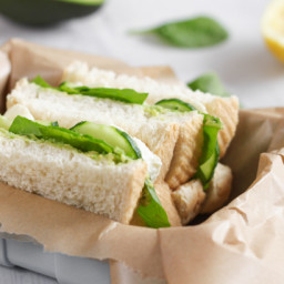 Green goddess sandwiches