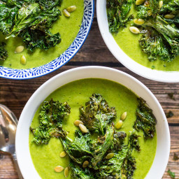Green Goddess Vegan Broccoli Soup