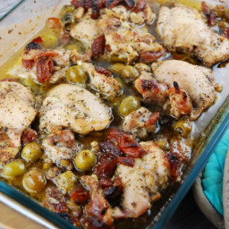 Green Olive and Apricot Chicken