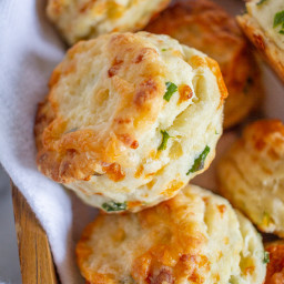 Green Onion and White Cheddar Cheese Biscuits