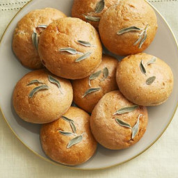 Green Onion, Thyme and Sage Rolls