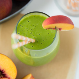 Green Peach Smoothie for Kids