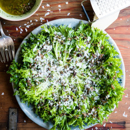 Green Salad with Olive Vinaigrette