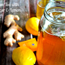 Green Tea with Lemon and Ginger for Weight Loss