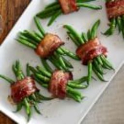 Green Bean Bundles with Bacon and Brown Sugar