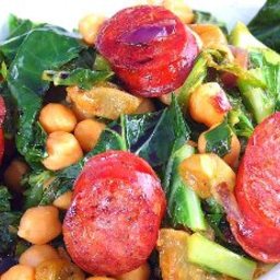 Greens and Beans With Sausage
