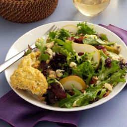 Greens with Bacon and Cranberries Recipe