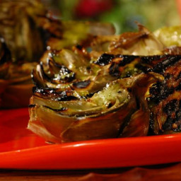 Grilled Artichokes with Green Goddess Dressing