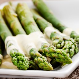 Grilled Asparagus with Gorgonzola Butter