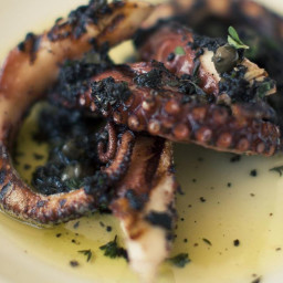 Grilled Baby Octopus With Lemon