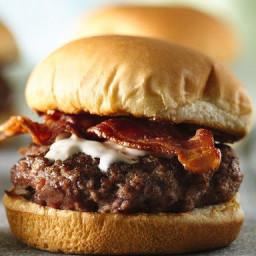 Grilled Bacon-Cheeseburgers Recipe