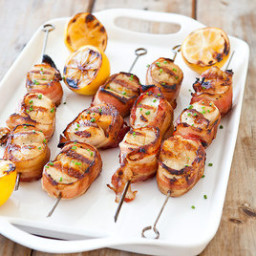 Grilled Bacon-Wrapped Scallops
