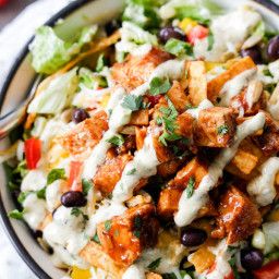 Grilled Barbecue Chicken Salad