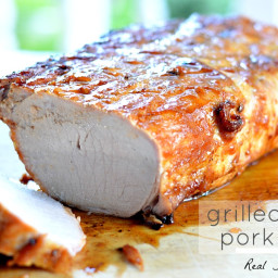 Grilled BBQ Pork Roast