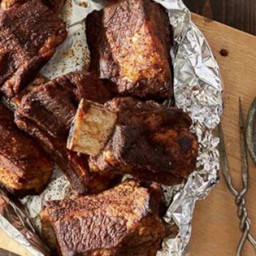 Grilled BBQ Short Ribs with Dry Rub Recipe
