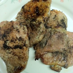 Grilled Brown-Sugar Pork Chops