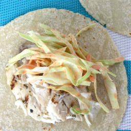 Grilled Catfish Tacos With Spicy Cabbage Slaw Recipe