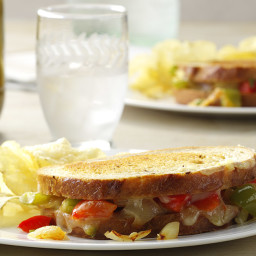 Grilled Cheese & Pepper Sandwiches
