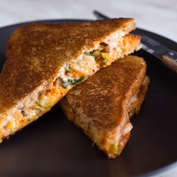Grilled Cheese with Kimchi