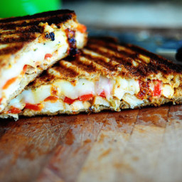 Grilled Chicken and Roasted Red Pepper Panini