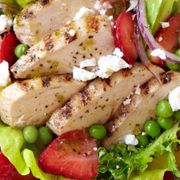 Grilled Chicken-and-Strawberry Cobb Salad