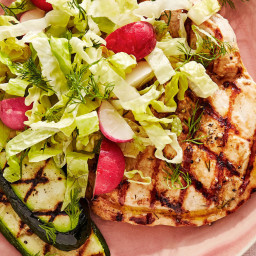 Grilled-Chicken-and-Zucchini Salad