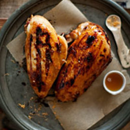 Grilled Chicken Breasts with Grapefruit Glaze