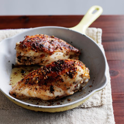 Grilled Chicken Breasts with Lemon and Thyme