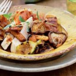 Grilled Chicken, Mushroom, and Fig Salad