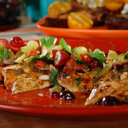 Grilled Chicken Salad with Apricot Glaze, Homemade Mustard Vinaigrette and 