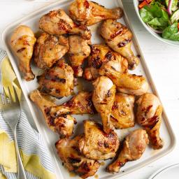 Grilled Chicken Thighs and Drumsticks