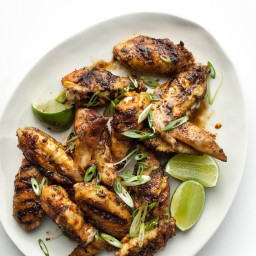 Grilled Chicken Wings with Vinegar and Chiles