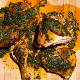 Grilled Chicken with Board Dressing