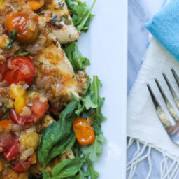 Grilled Chicken with Cherry Tomato Vinaigrette