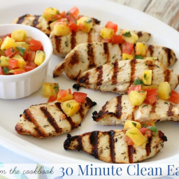 Grilled Chicken with Pineapple Salsa (GF, DF, Whole30)