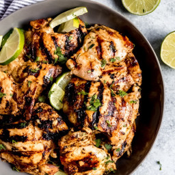 Grilled Cilantro Lime Chicken Thighs