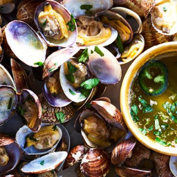 Grilled Clams with Spicy Lime Butter