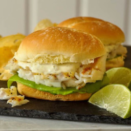 Grilled Cod Sandwich