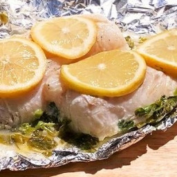 Grilled Cod With Salsa Verde
