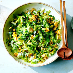 Grilled Corn and Avocado Salad With Feta Dressing