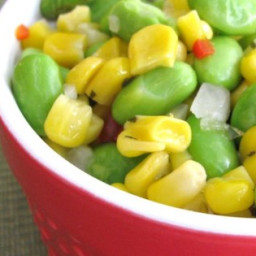 Grilled Corn and Edamame Succotash Salad Recipe