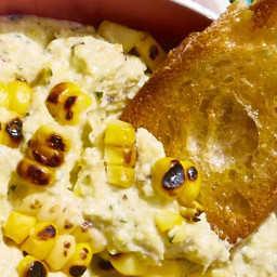 Grilled Corn and Ricotta Dip