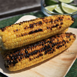 Grilled Corn, Mexican Style