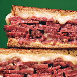 Grilled Corned Beef and Fontina Sandwiches