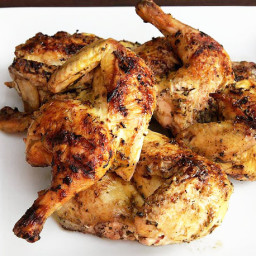 Grilled Cornish Hens with Lemon and Rosemary Recipe