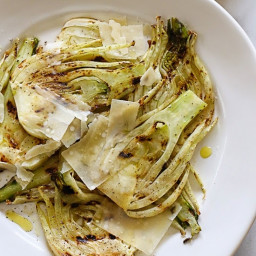 Grilled Fennel with Parmesan and Lemon